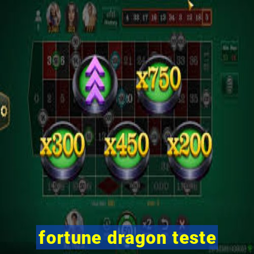 fortune dragon teste